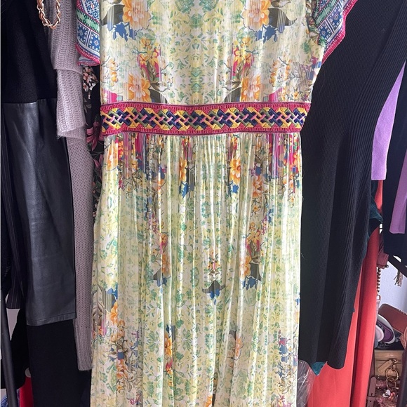 Anthropology Floral Multicolor Bohemian Boho Dress - Picture 5 of 5